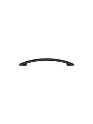 Tango Cut-Out Cabinet Pull - 6 5/16 inch Center-to-Center in Flat Black.